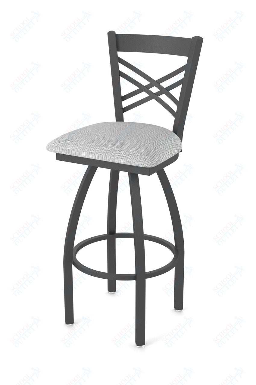 Holland Bar Stool 820 Catalina Swivel Bar Stool Upholstered Seat 36"H (HBS - 820 - BS - UP - 36H) - SchoolOutlet