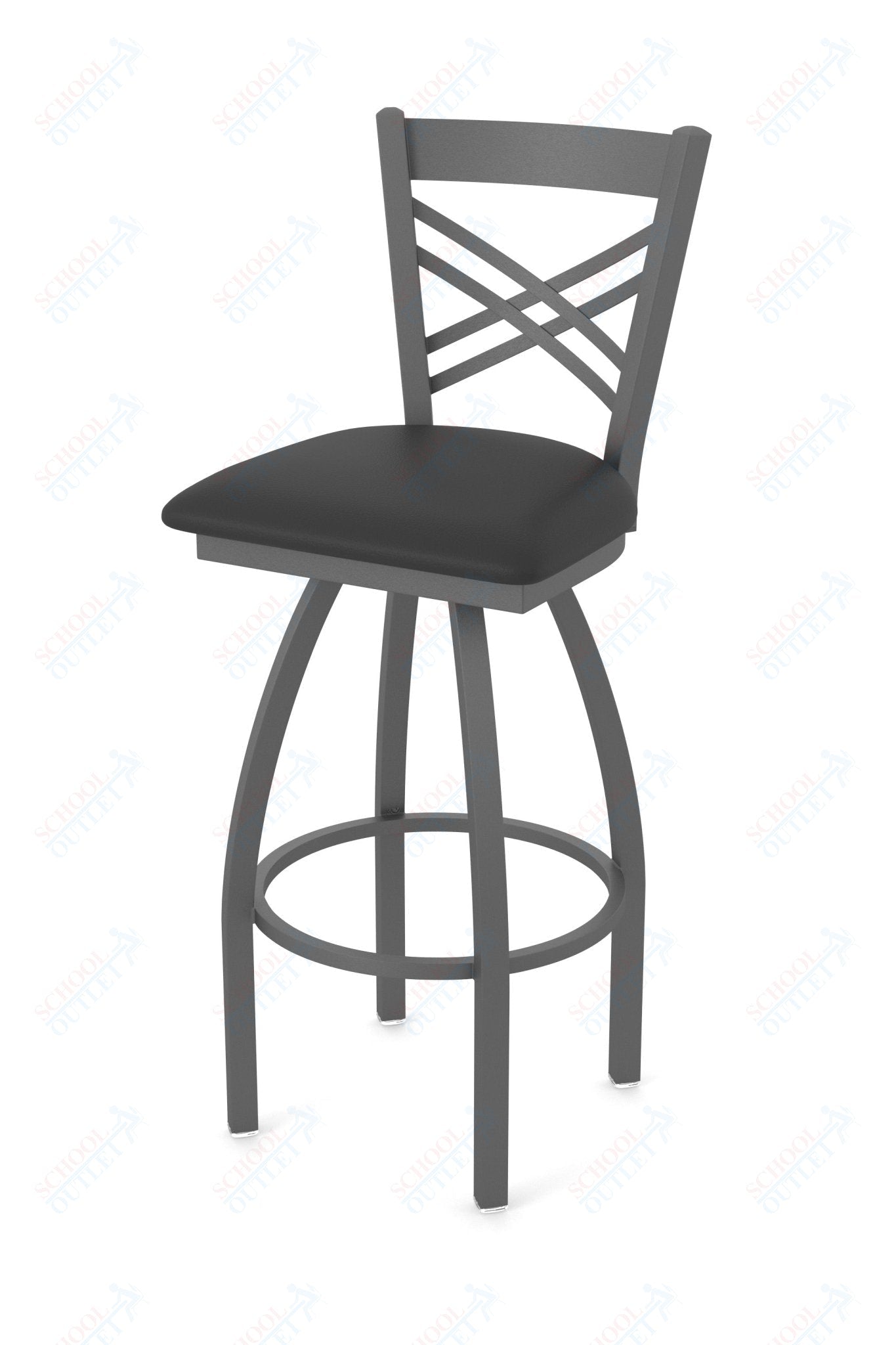 Holland Bar Stool 820 Catalina Swivel Bar Stool Upholstered Seat 36"H (HBS - 820 - BS - UP - 36H) - SchoolOutlet