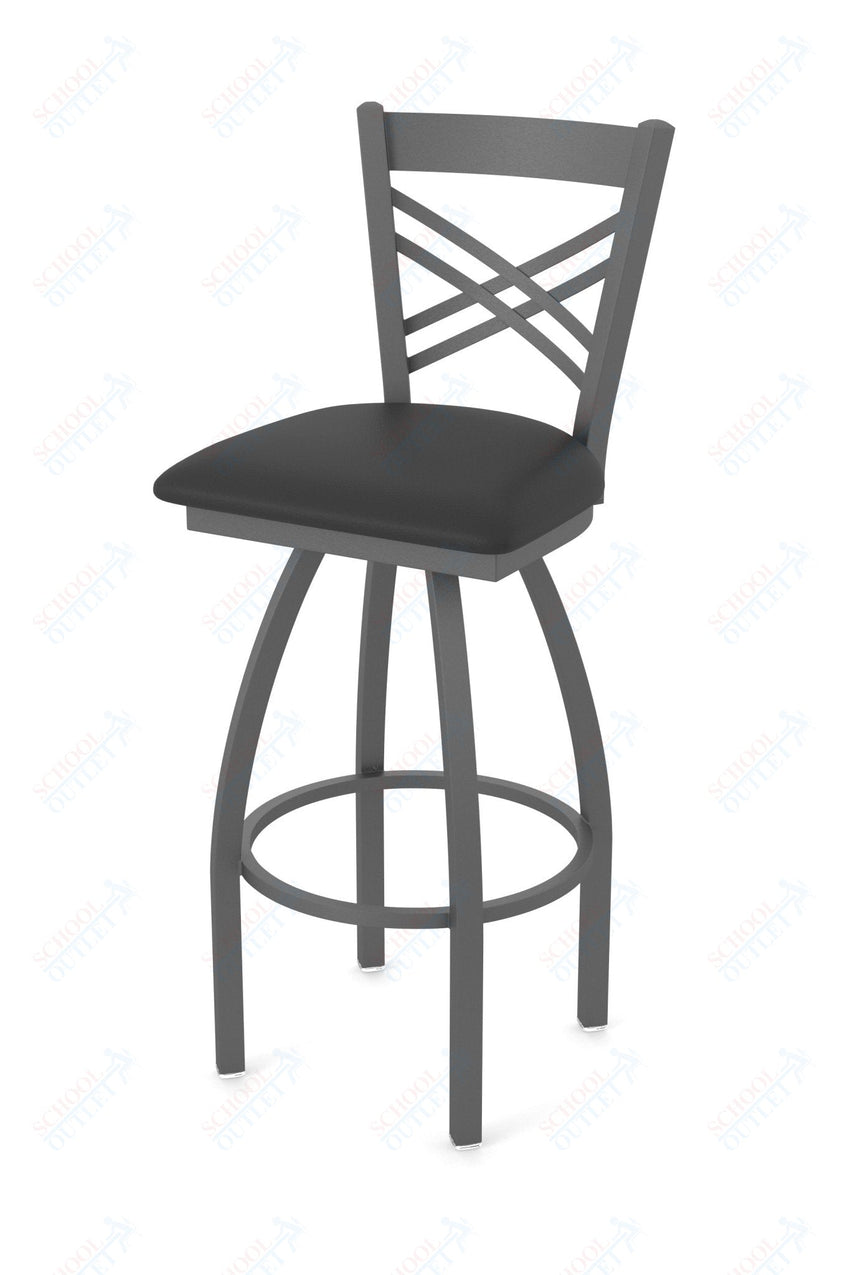 Holland Bar Stool 820 Catalina Swivel Bar Stool Upholstered Seat 36"H (HBS - 820 - BS - UP - 36H) - SchoolOutlet