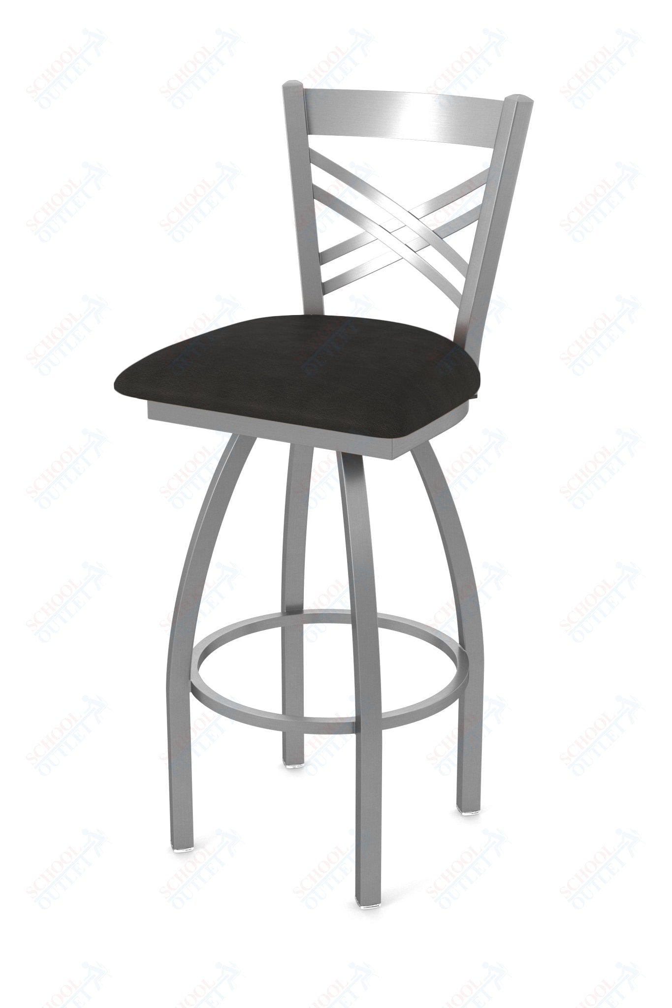 Holland Bar Stool 820 Catalina Swivel Bar Stool Upholstered Seat 36"H (HBS - 820 - BS - UP - 36H) - SchoolOutlet