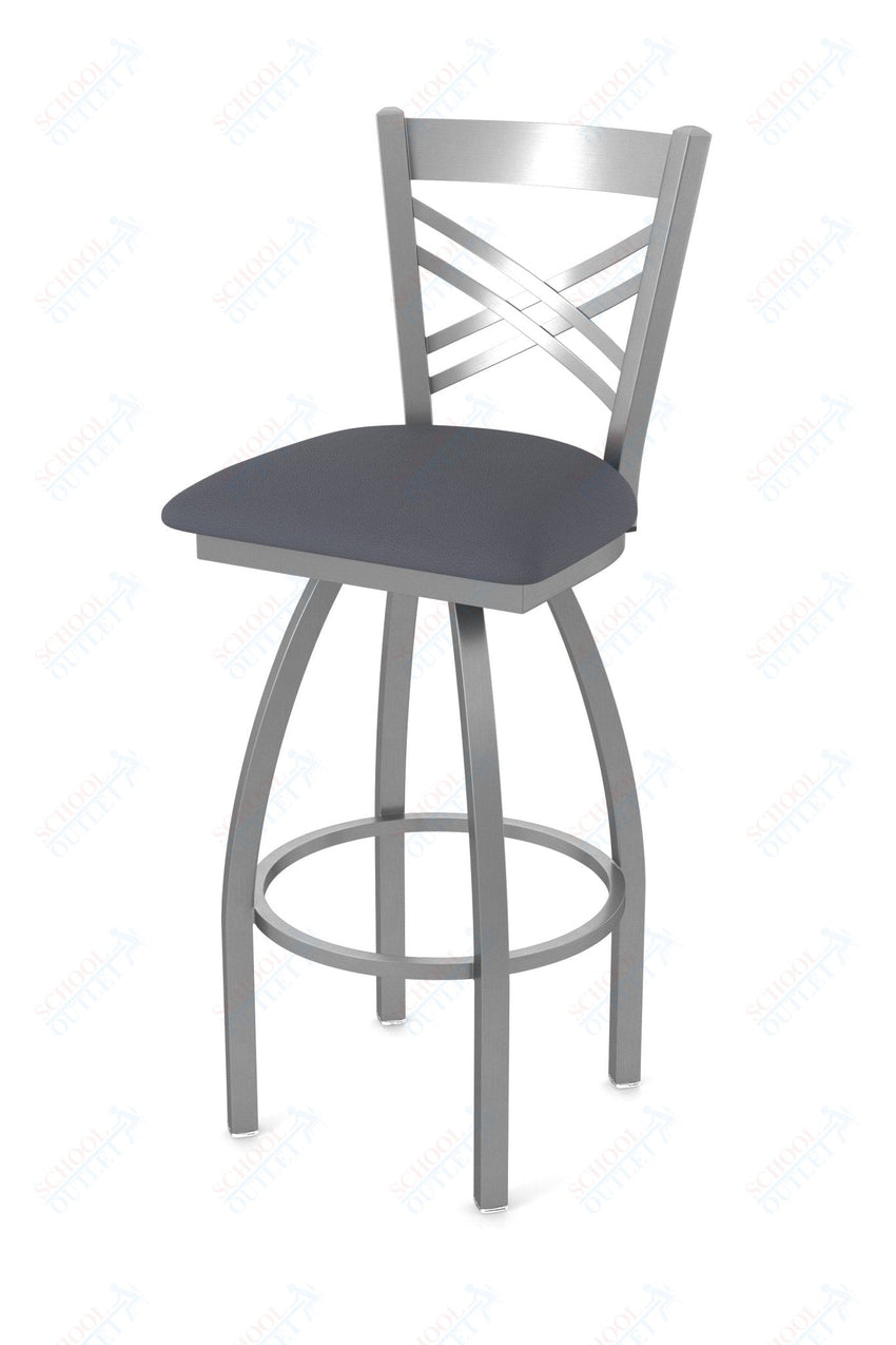 Holland Bar Stool 820 Catalina Swivel Bar Stool Upholstered Seat 36"H (HBS - 820 - BS - UP - 36H) - SchoolOutlet