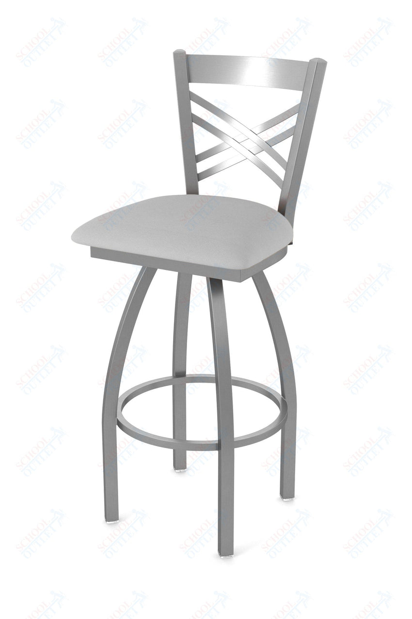 Holland Bar Stool 820 Catalina Swivel Bar Stool Upholstered Seat 36"H (HBS - 820 - BS - UP - 36H) - SchoolOutlet