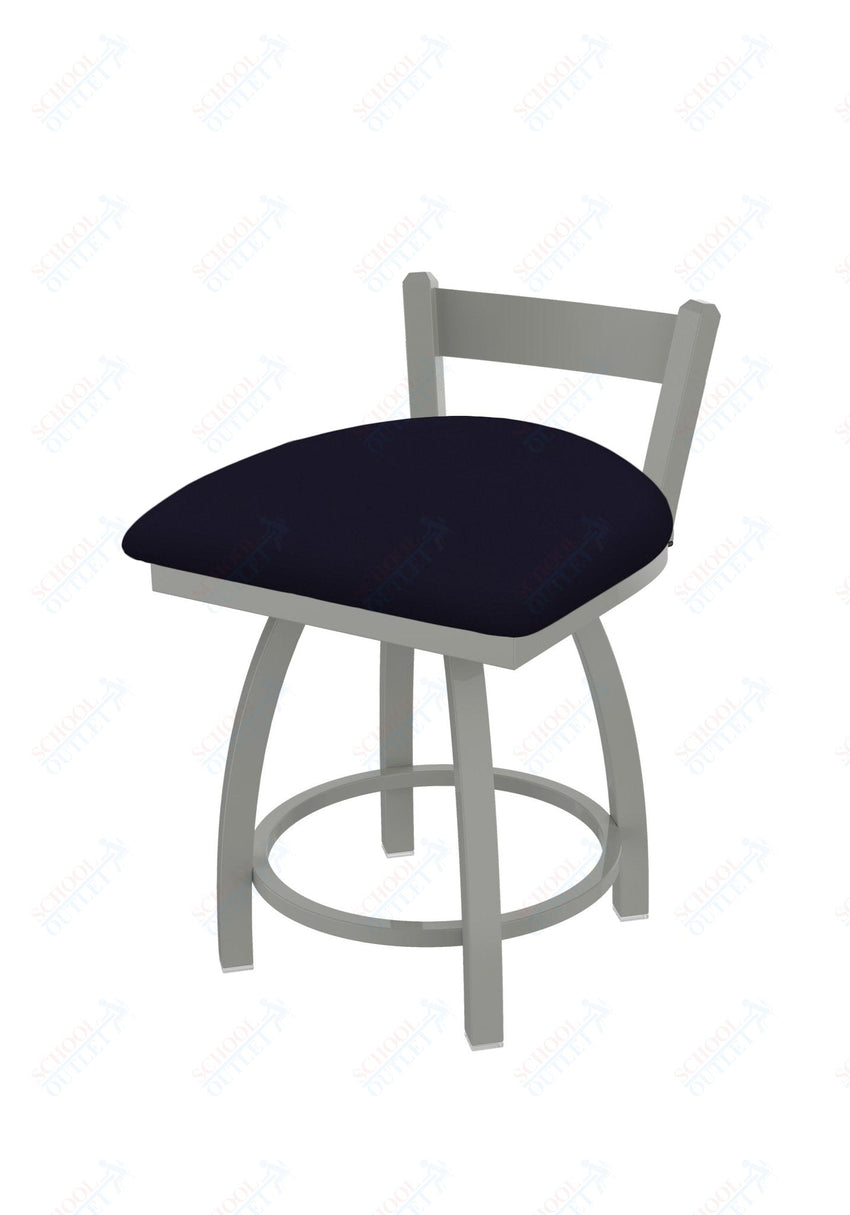 Holland Bar Stool 821 Catalina Low Back Swivel Vanity Stool Upholstered Seat 18"H (HBS - 821 - VS - UP - 18H) - SchoolOutlet