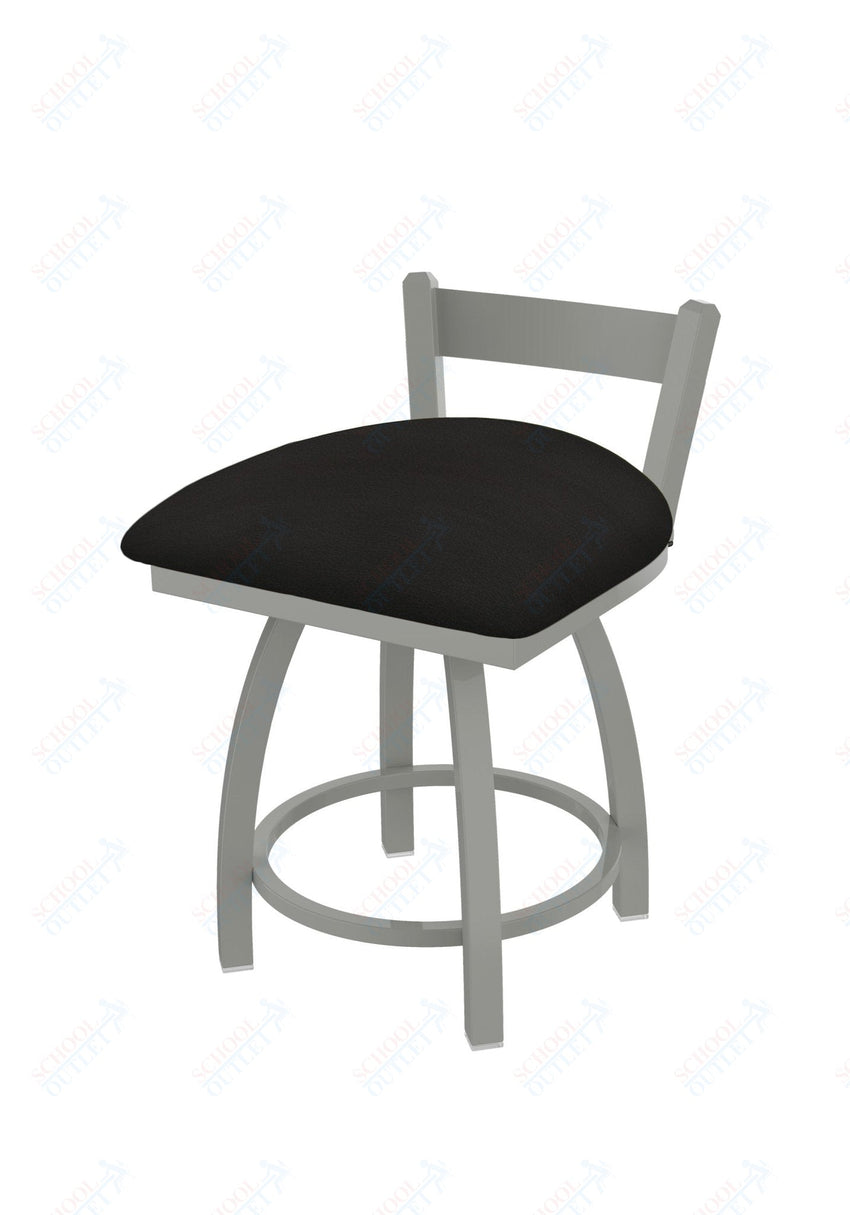 Holland Bar Stool 821 Catalina Low Back Swivel Vanity Stool Upholstered Seat 18"H (HBS - 821 - VS - UP - 18H) - SchoolOutlet