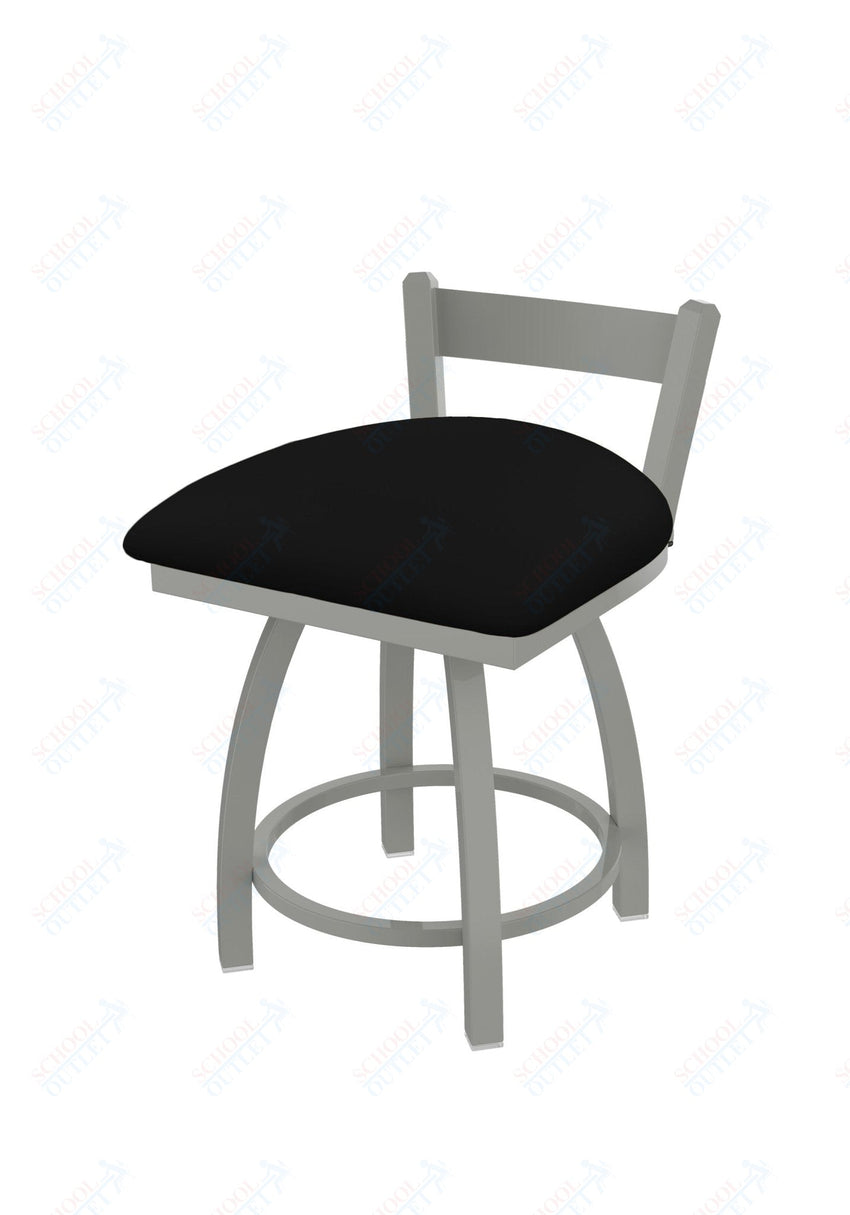 Holland Bar Stool 821 Catalina Low Back Swivel Vanity Stool Upholstered Seat 18"H (HBS - 821 - VS - UP - 18H) - SchoolOutlet