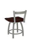 Holland Bar Stool 821 Catalina Low Back Swivel Vanity Stool Wooden Seat 18
