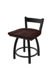 Holland Bar Stool 821 Catalina Low Back Swivel Vanity Stool Wooden Seat 18
