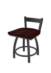 Holland Bar Stool 821 Catalina Low Back Swivel Vanity Stool Wooden Seat 18