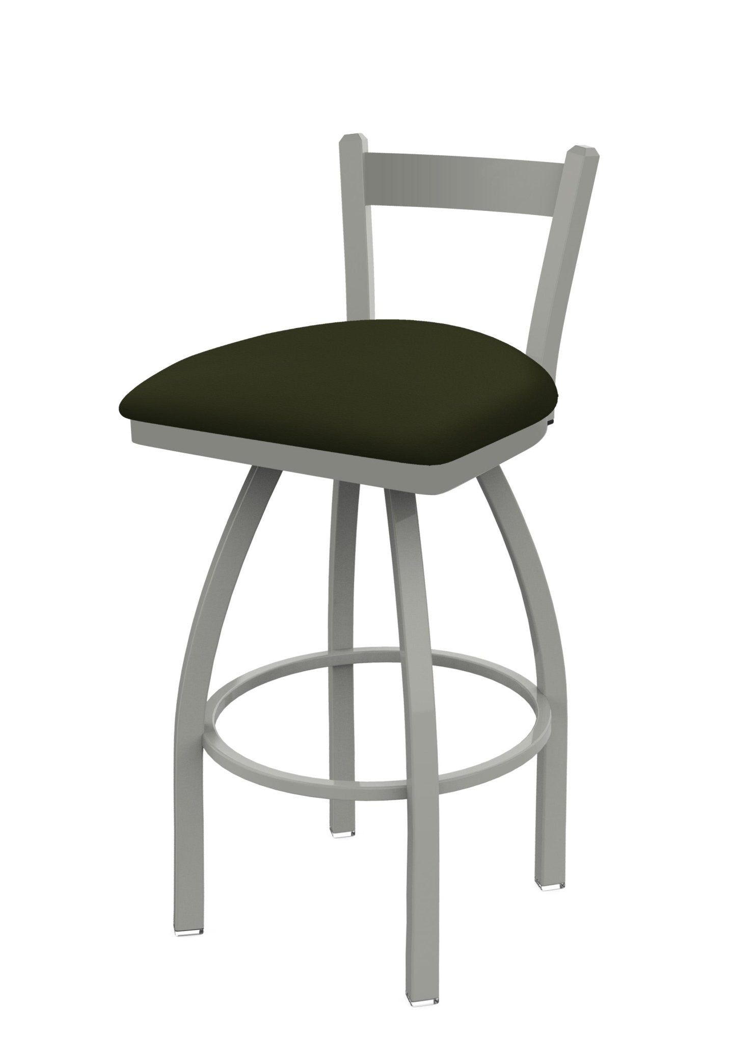 Holland Bar Stool 821 Catalina Low Back Swivel Counter Stool Upholstered Seat 25"H (HBS - 821 - CS - UP - 25H) - SchoolOutlet