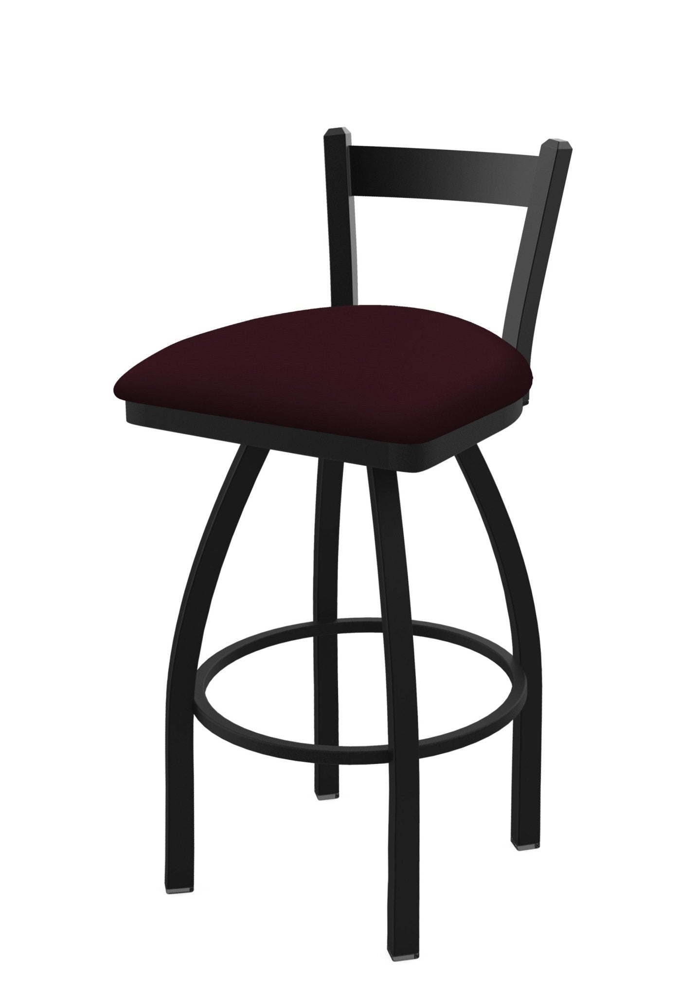 Holland Bar Stool 821 Catalina Low Back Swivel Counter Stool Upholstered Seat 25"H (HBS - 821 - CS - UP - 25H) - SchoolOutlet