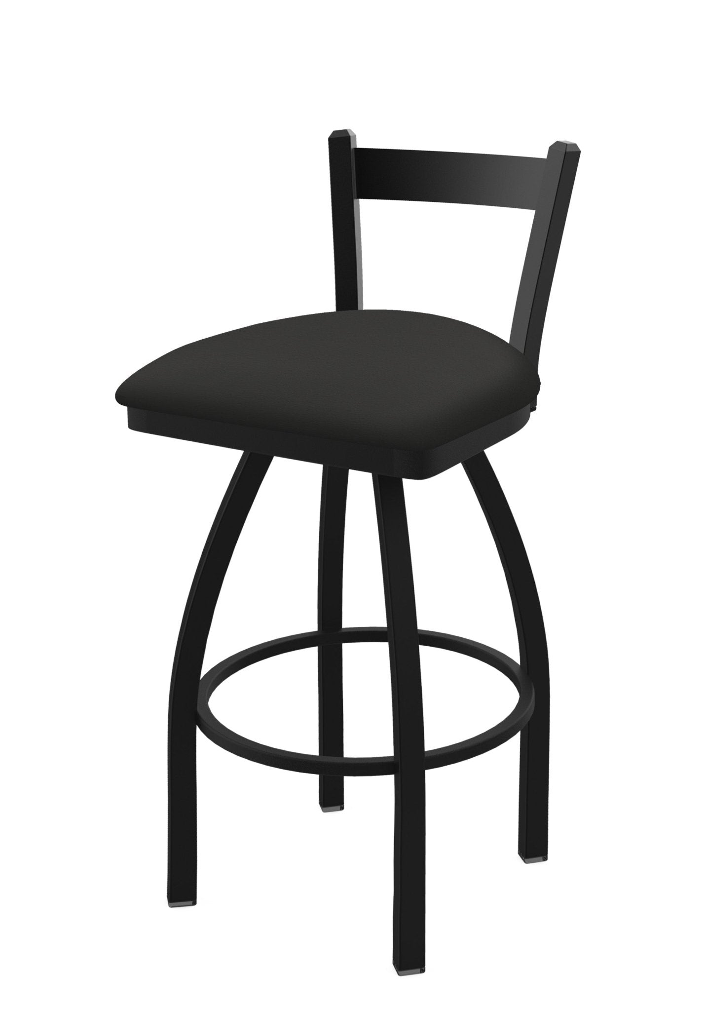 Holland Bar Stool 821 Catalina Low Back Swivel Counter Stool Upholstered Seat 25"H (HBS - 821 - CS - UP - 25H) - SchoolOutlet