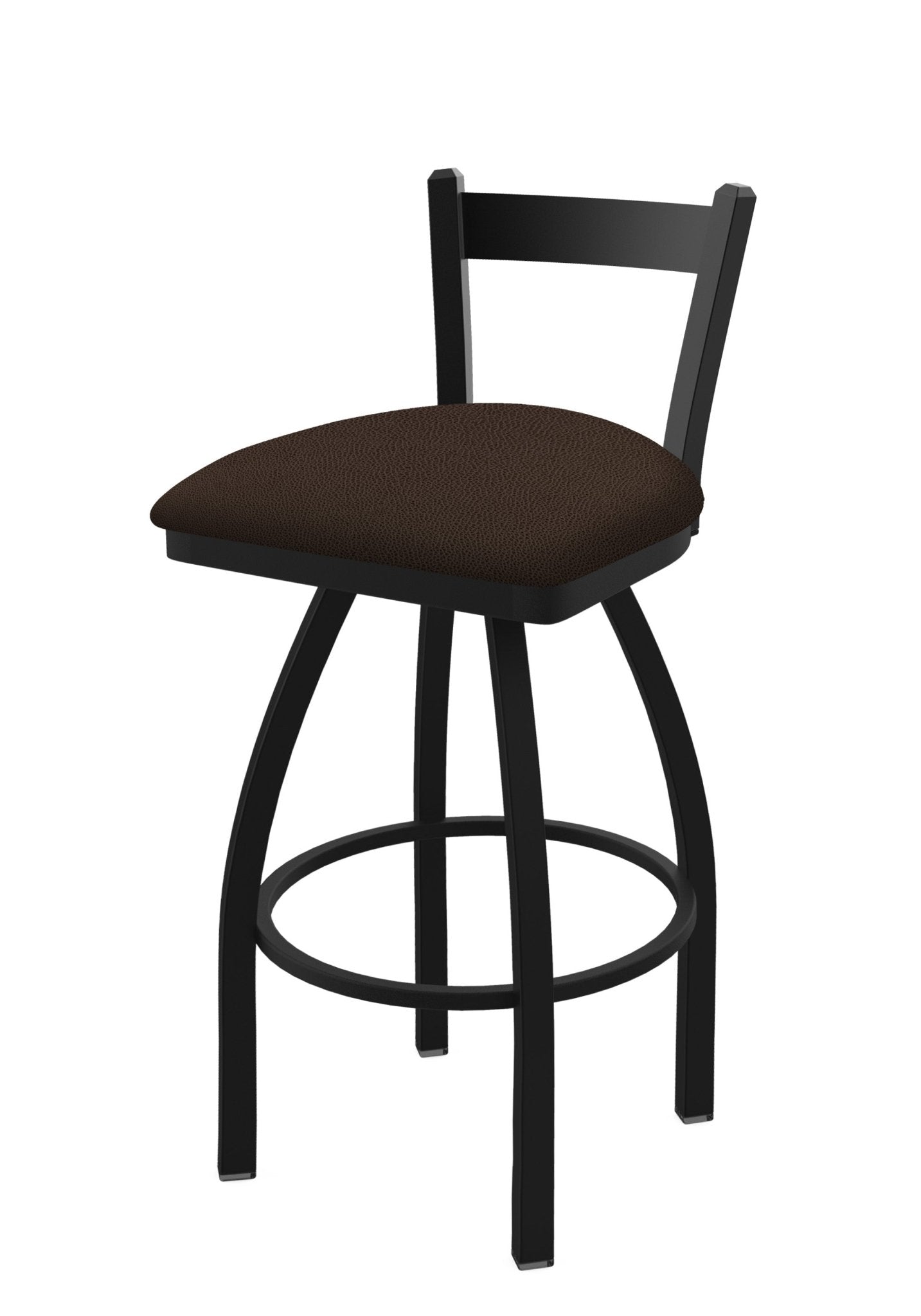 Holland Bar Stool 821 Catalina Low Back Swivel Counter Stool Upholstered Seat 25"H (HBS - 821 - CS - UP - 25H) - SchoolOutlet