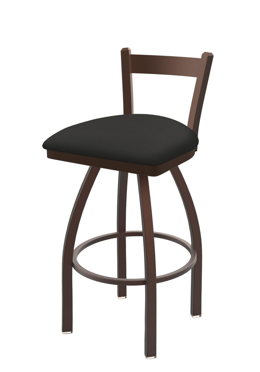 Holland Bar Stool 821 Catalina Low Back Swivel Counter Stool Upholstered Seat 25"H (HBS - 821 - CS - UP - 25H) - SchoolOutlet