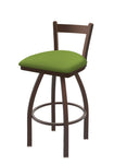 Holland Bar Stool 821 Catalina Low Back Swivel Counter Stool Upholstered Seat 25