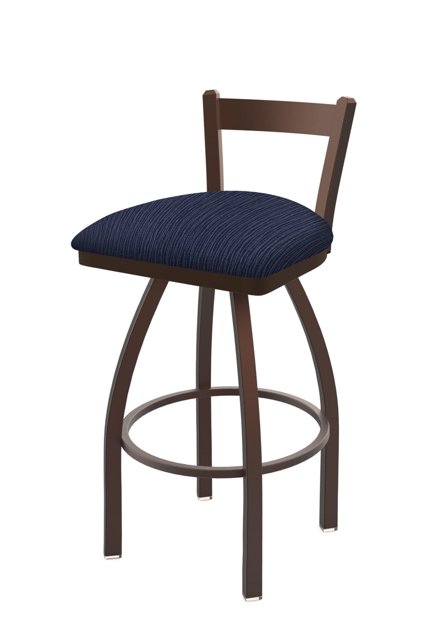 Holland Bar Stool 821 Catalina Low Back Swivel Counter Stool Upholstered Seat 25"H (HBS - 821 - CS - UP - 25H) - SchoolOutlet