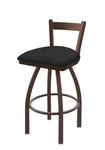 Holland Bar Stool 821 Catalina Low Back Swivel Counter Stool Upholstered Seat 25
