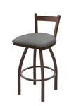 Holland Bar Stool 821 Catalina Low Back Swivel Counter Stool Upholstered Seat 25
