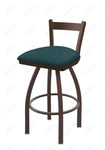 Holland Bar Stool 821 Catalina Low Back Swivel Counter Stool Upholstered Seat 25