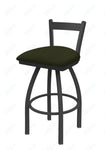 Holland Bar Stool 821 Catalina Low Back Swivel Counter Stool Upholstered Seat 25
