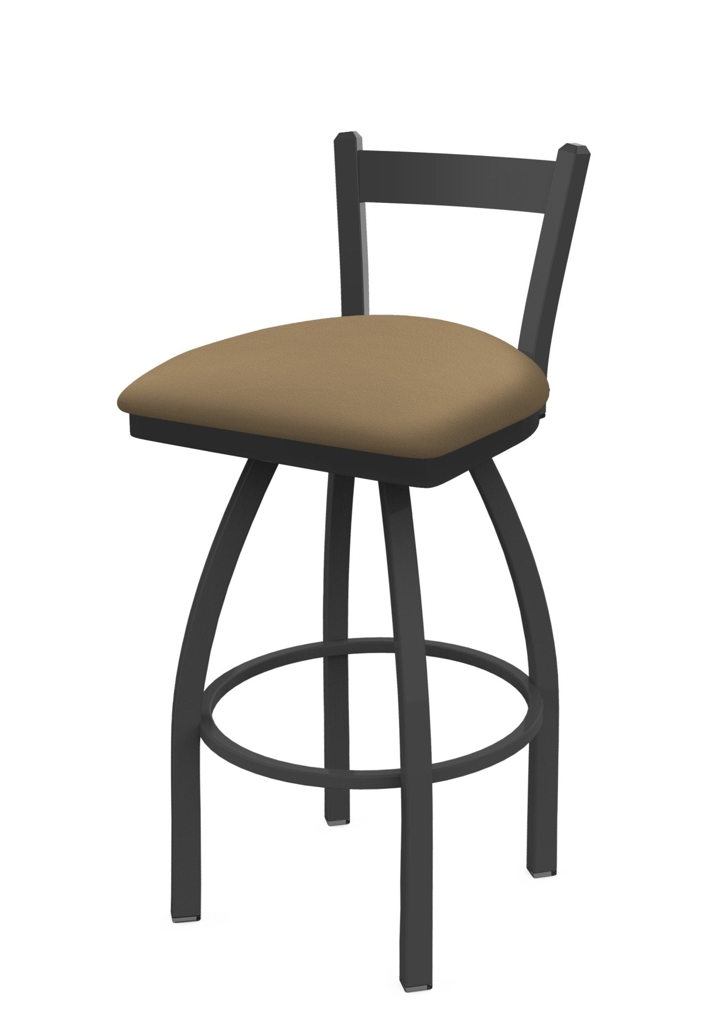 Holland Bar Stool 821 Catalina Low Back Swivel Counter Stool Upholstered Seat 25"H (HBS - 821 - CS - UP - 25H) - SchoolOutlet