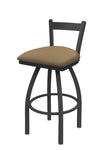 Holland Bar Stool 821 Catalina Low Back Swivel Counter Stool Upholstered Seat 25
