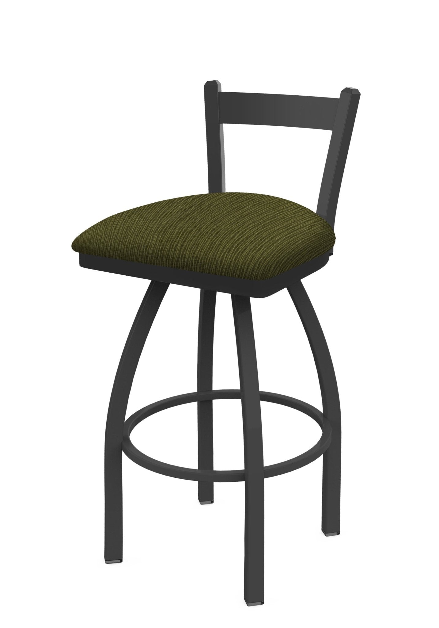 Holland Bar Stool 821 Catalina Low Back Swivel Counter Stool Upholstered Seat 25"H (HBS - 821 - CS - UP - 25H) - SchoolOutlet