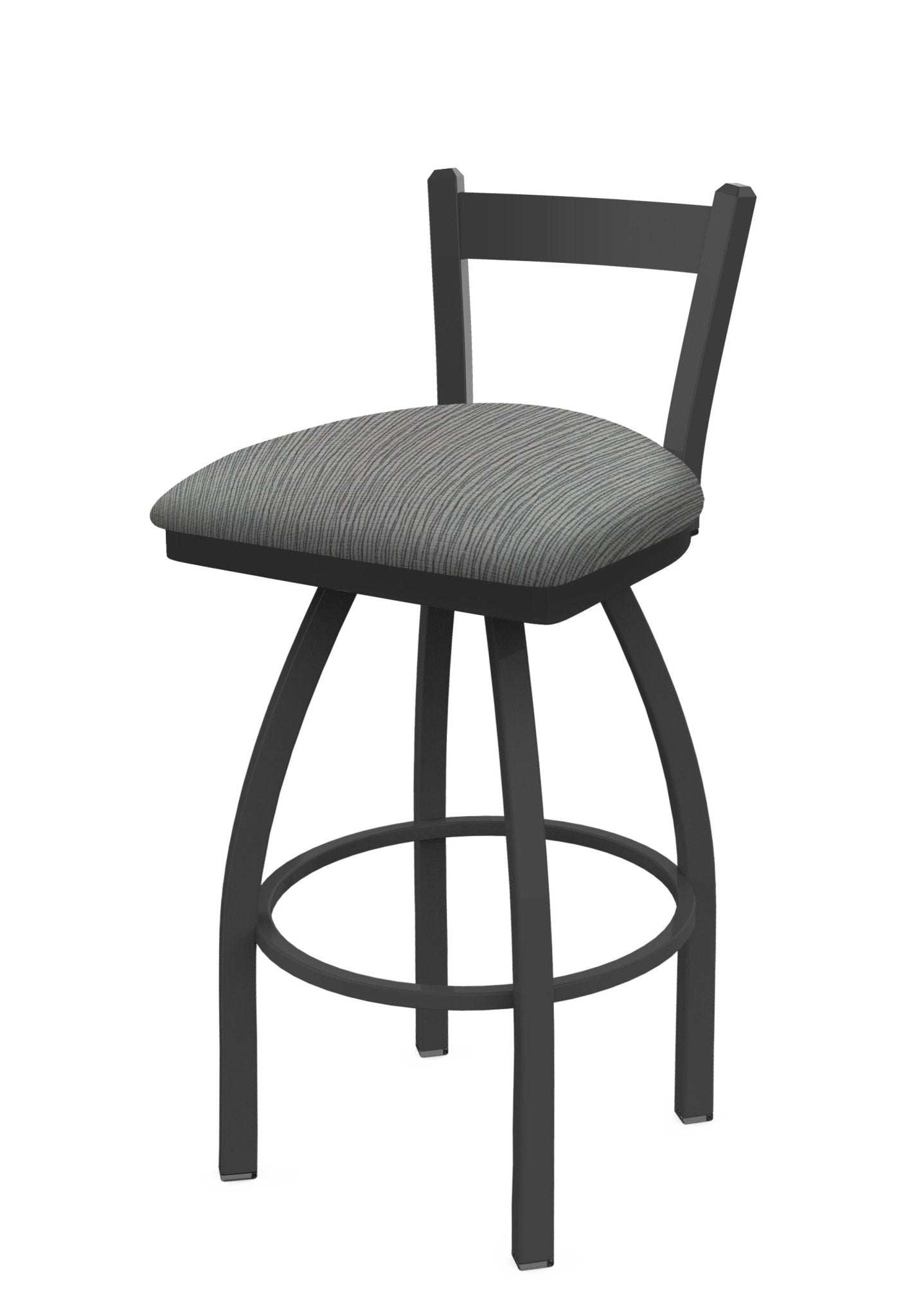Holland Bar Stool 821 Catalina Low Back Swivel Counter Stool Upholstered Seat 25"H (HBS - 821 - CS - UP - 25H) - SchoolOutlet