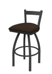 Holland Bar Stool 821 Catalina Low Back Swivel Counter Stool Upholstered Seat 25