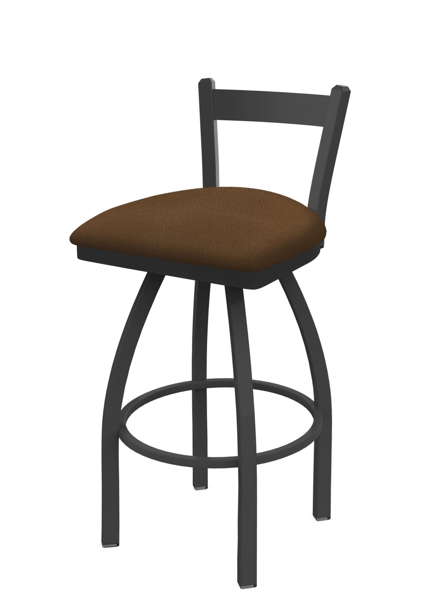 Holland Bar Stool 821 Catalina Low Back Swivel Counter Stool Upholstered Seat 25"H (HBS - 821 - CS - UP - 25H) - SchoolOutlet