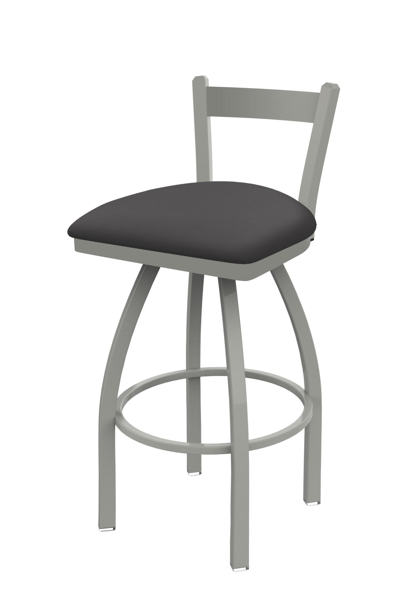 Holland Bar Stool 821 Catalina Low Back Swivel Bar Stool Upholstered Seat 30"H (HBS - 821 - BS - UP - 30H) - SchoolOutlet