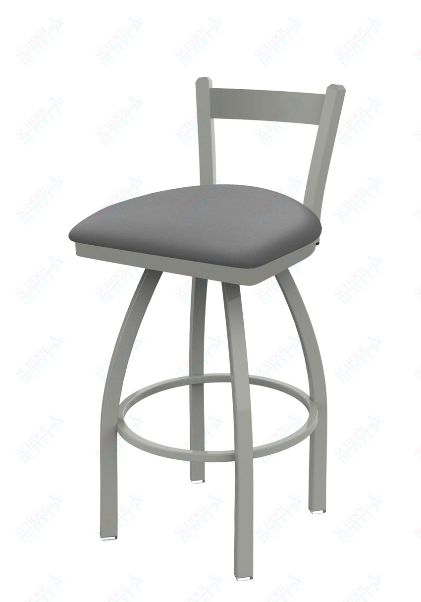 Holland Bar Stool 821 Catalina Low Back Swivel Bar Stool Upholstered Seat 30"H (HBS - 821 - BS - UP - 30H) - SchoolOutlet