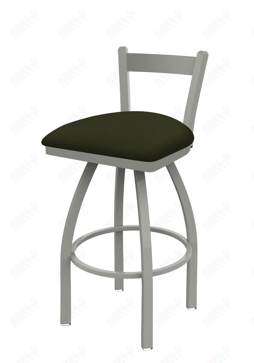 Holland Bar Stool 821 Catalina Low Back Swivel Bar Stool Upholstered Seat 30"H (HBS - 821 - BS - UP - 30H) - SchoolOutlet