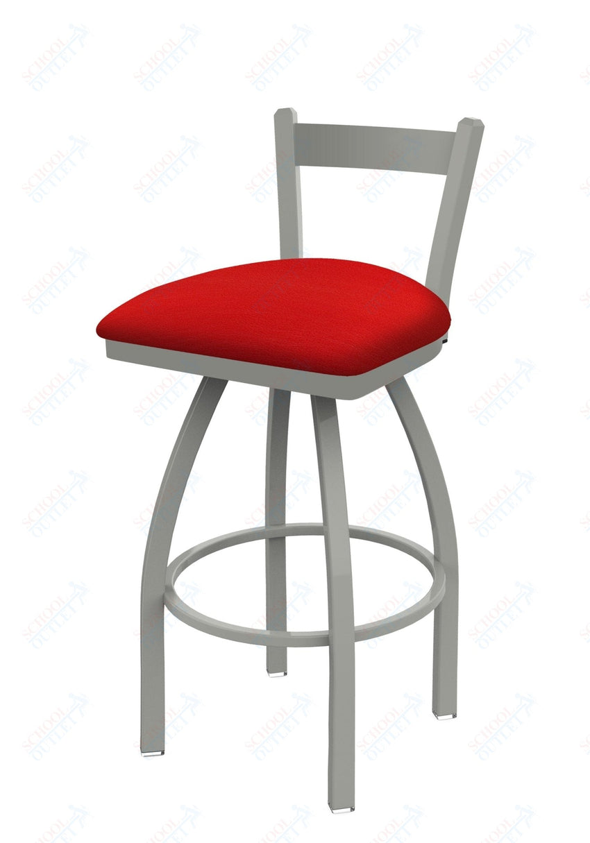 Holland Bar Stool 821 Catalina Low Back Swivel Bar Stool Upholstered Seat 30"H (HBS - 821 - BS - UP - 30H) - SchoolOutlet
