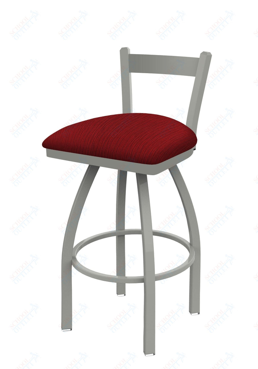 Holland Bar Stool 821 Catalina Low Back Swivel Bar Stool Upholstered Seat 30"H (HBS - 821 - BS - UP - 30H) - SchoolOutlet