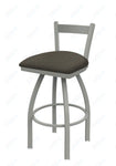 Holland Bar Stool 821 Catalina Low Back Swivel Bar Stool Upholstered Seat 30