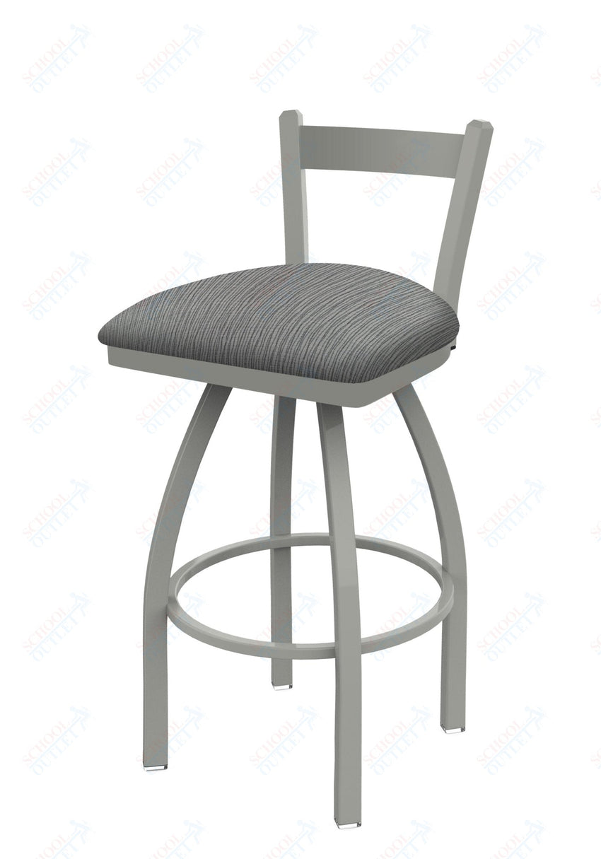 Holland Bar Stool 821 Catalina Low Back Swivel Bar Stool Upholstered Seat 30"H (HBS - 821 - BS - UP - 30H) - SchoolOutlet