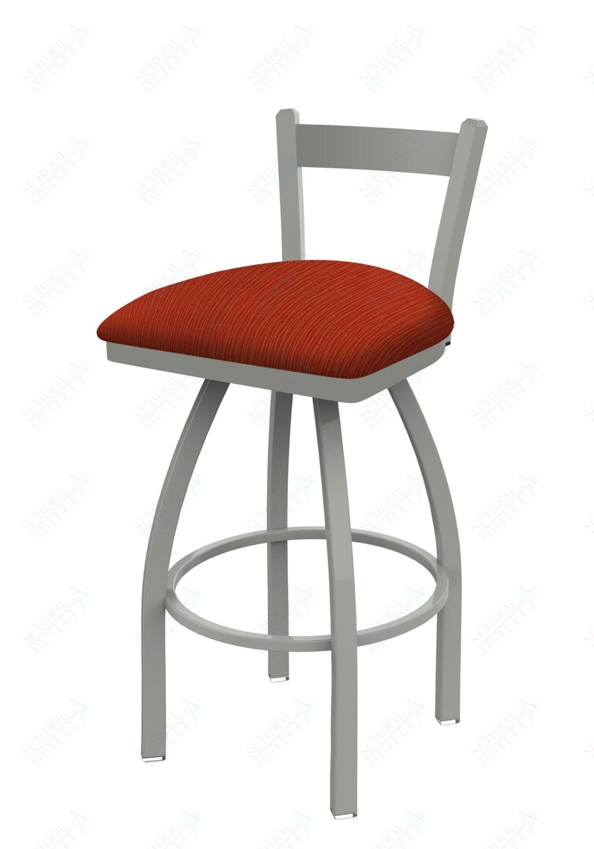 Holland Bar Stool 821 Catalina Low Back Swivel Bar Stool Upholstered Seat 30"H (HBS - 821 - BS - UP - 30H) - SchoolOutlet