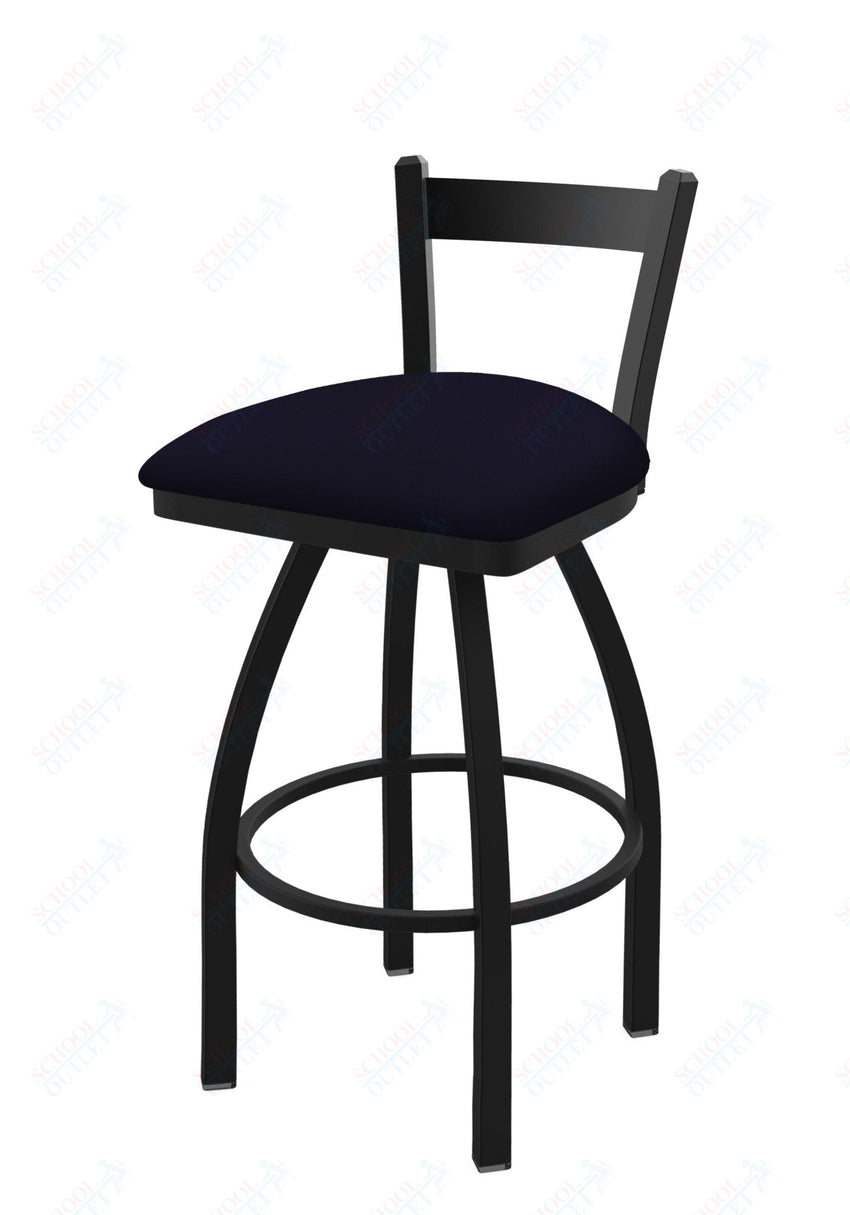 Holland Bar Stool 821 Catalina Low Back Swivel Bar Stool Upholstered Seat 30"H (HBS - 821 - BS - UP - 30H) - SchoolOutlet