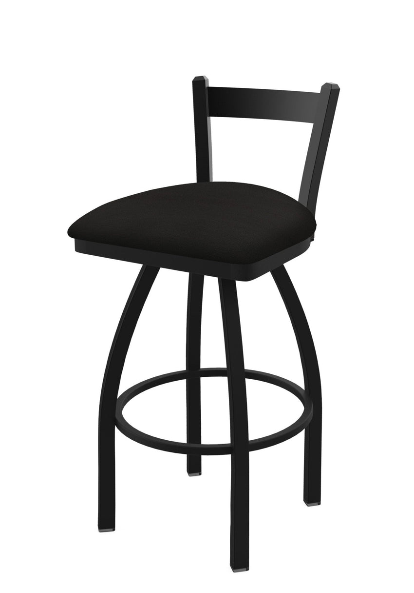 Holland Bar Stool 821 Catalina Low Back Swivel Bar Stool Upholstered Seat 30"H (HBS - 821 - BS - UP - 30H) - SchoolOutlet