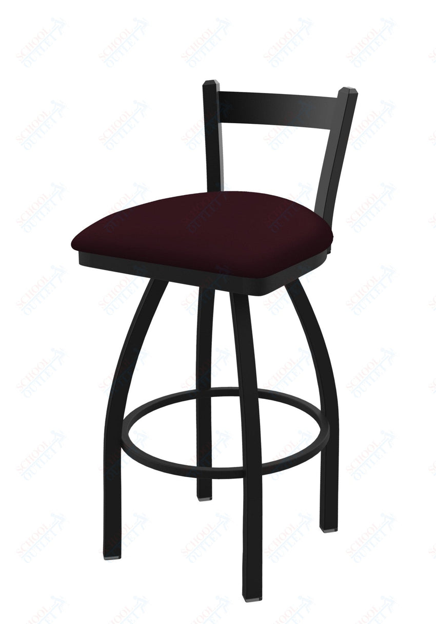 Holland Bar Stool 821 Catalina Low Back Swivel Bar Stool Upholstered Seat 30"H (HBS - 821 - BS - UP - 30H) - SchoolOutlet