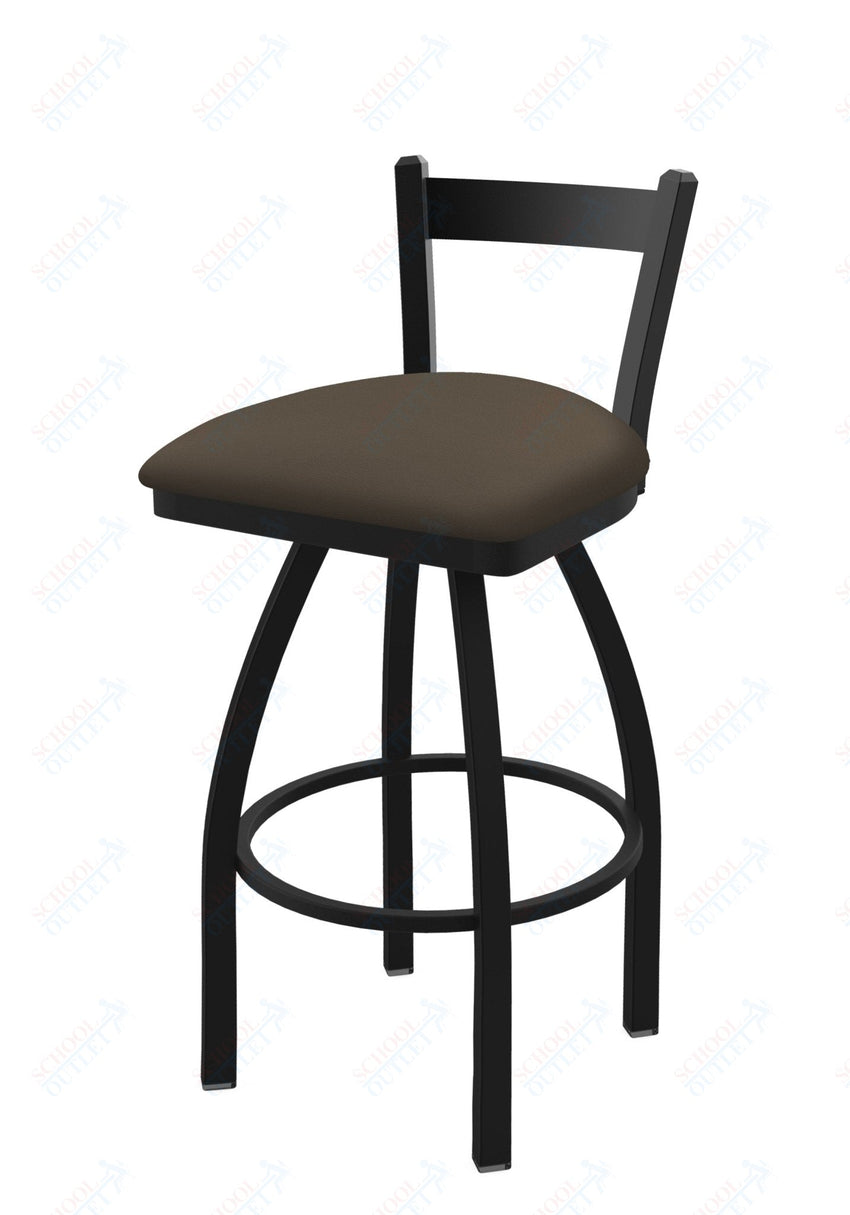 Holland Bar Stool 821 Catalina Low Back Swivel Bar Stool Upholstered Seat 30"H (HBS - 821 - BS - UP - 30H) - SchoolOutlet