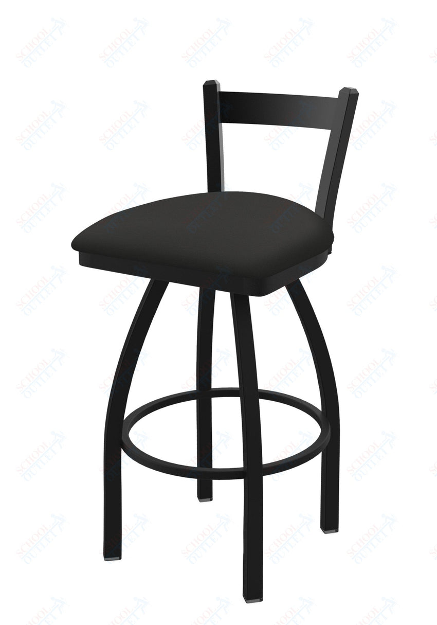 Holland Bar Stool 821 Catalina Low Back Swivel Bar Stool Upholstered Seat 30"H (HBS - 821 - BS - UP - 30H) - SchoolOutlet