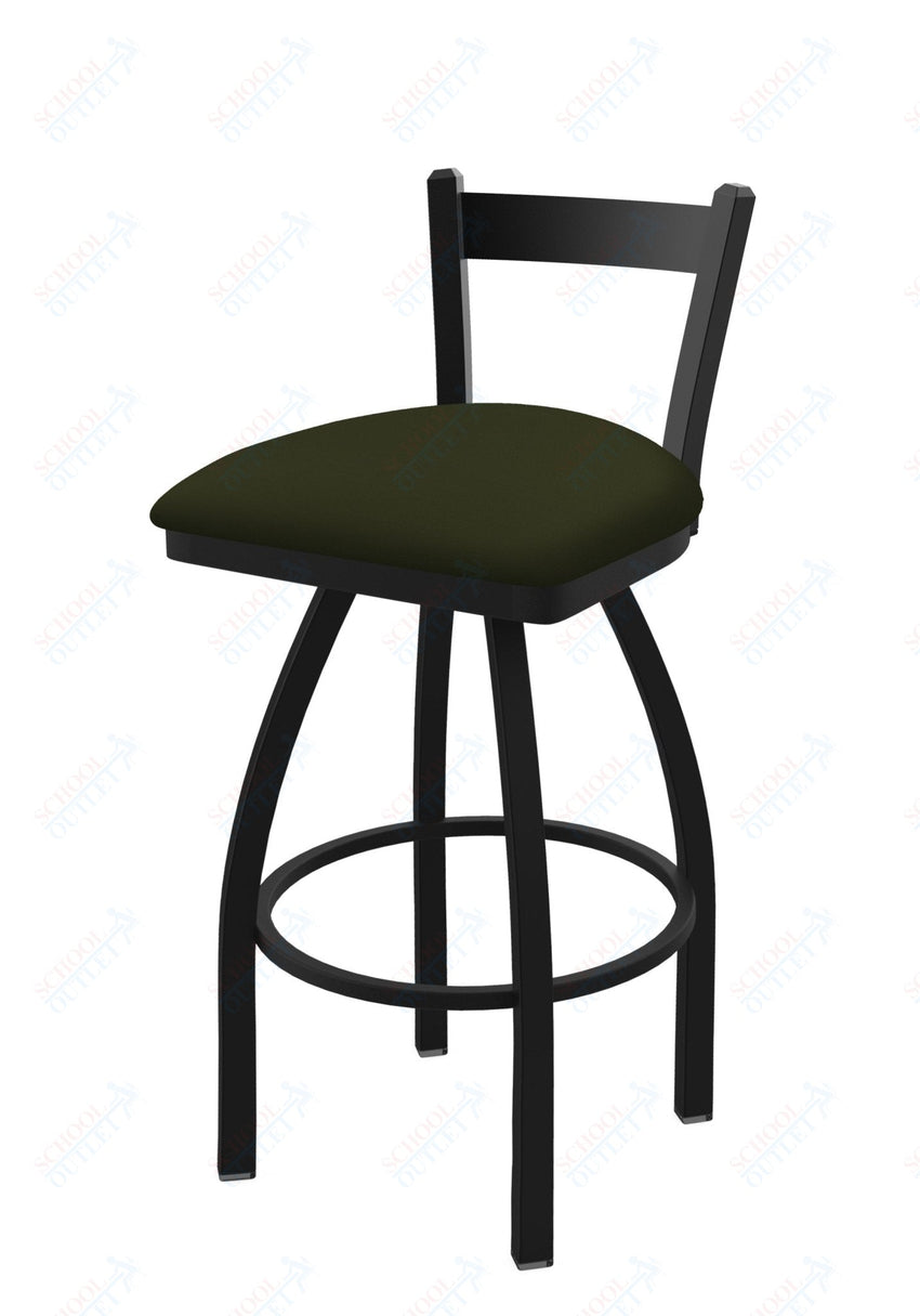 Holland Bar Stool 821 Catalina Low Back Swivel Bar Stool Upholstered Seat 30"H (HBS - 821 - BS - UP - 30H) - SchoolOutlet