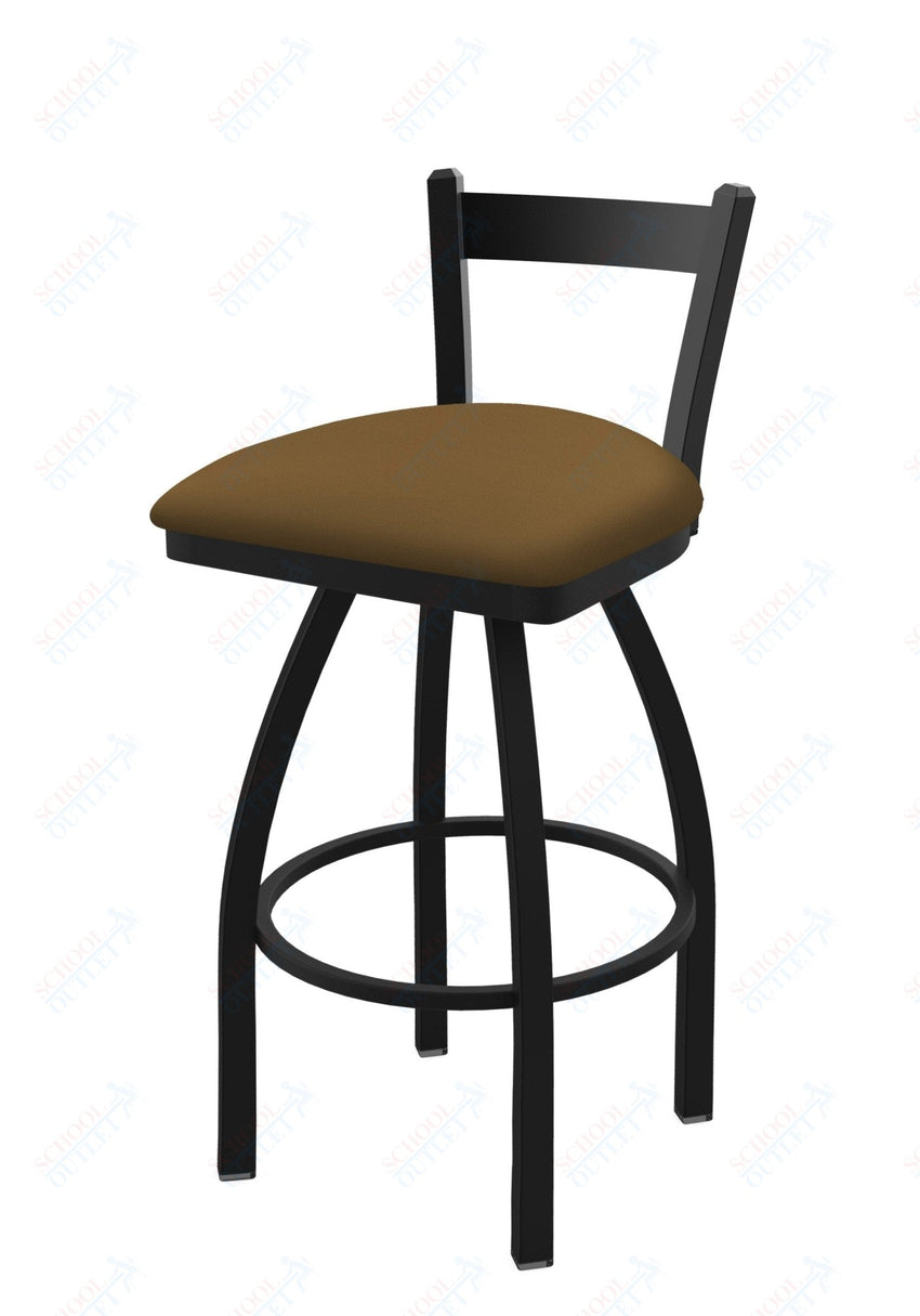 Holland Bar Stool 821 Catalina Low Back Swivel Bar Stool Upholstered Seat 30"H (HBS - 821 - BS - UP - 30H) - SchoolOutlet