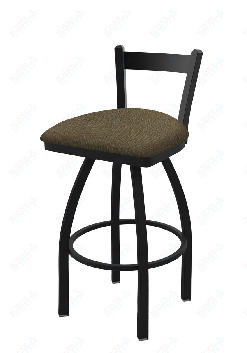 Holland Bar Stool 821 Catalina Low Back Swivel Bar Stool Upholstered Seat 30"H (HBS - 821 - BS - UP - 30H) - SchoolOutlet
