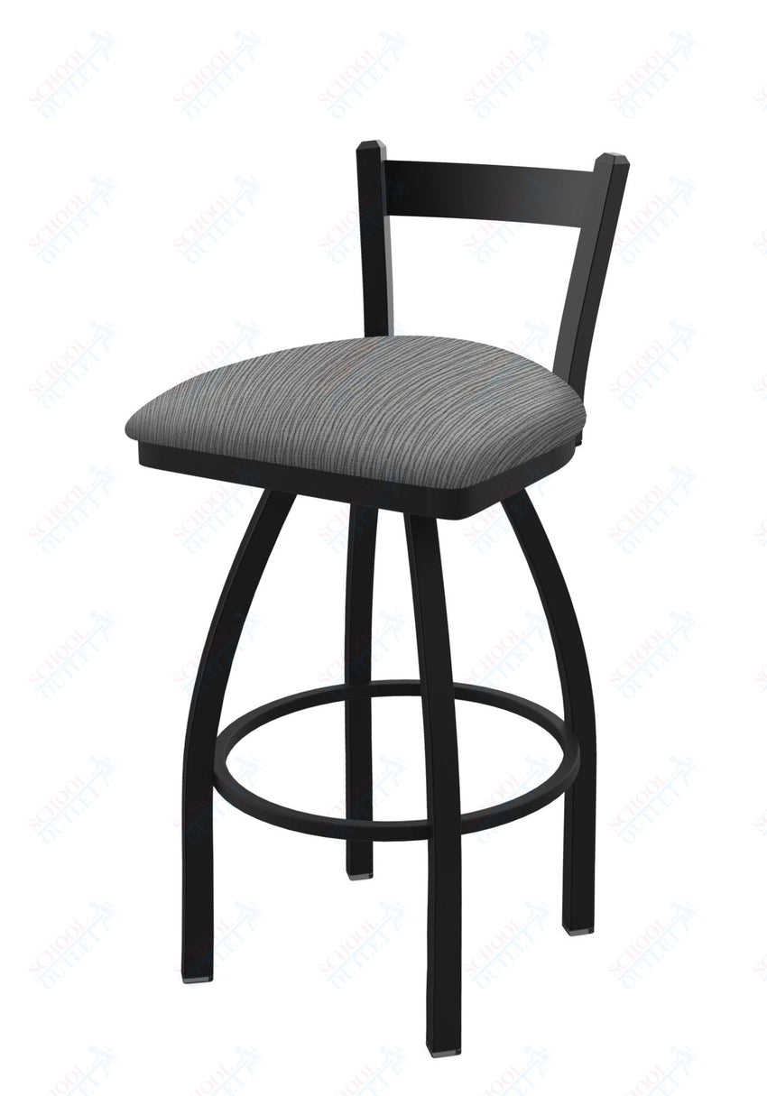 Holland Bar Stool 821 Catalina Low Back Swivel Bar Stool Upholstered Seat 30"H (HBS - 821 - BS - UP - 30H) - SchoolOutlet