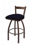 Holland Bar Stool 821 Catalina Low Back Swivel Bar Stool Upholstered Seat 30
