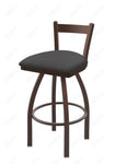 Holland Bar Stool 821 Catalina Low Back Swivel Bar Stool Upholstered Seat 30