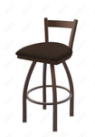 Holland Bar Stool 821 Catalina Low Back Swivel Bar Stool Upholstered Seat 30