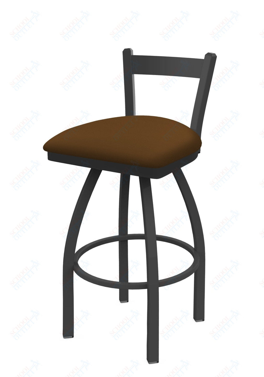 Holland Bar Stool 821 Catalina Low Back Swivel Bar Stool Upholstered Seat 30"H (HBS - 821 - BS - UP - 30H) - SchoolOutlet